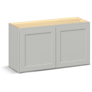 RELIABILT Parkstone II Wall Cabinet, Light Gray, 33" W, 2 Doors, Fully Assembled - 641339 | Lowe's Pro Supply
